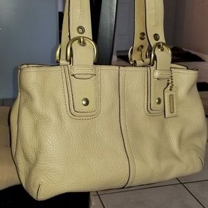Authentic Coach Soho Pebbled Leather Tote